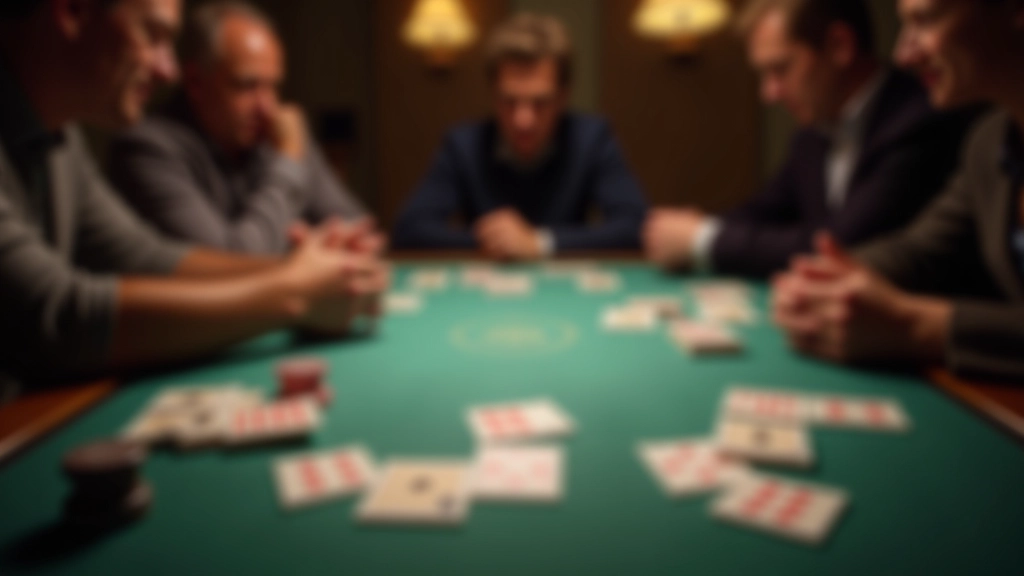 Bridge hand being played with cards arranged showing defensive position and signal communication between partners