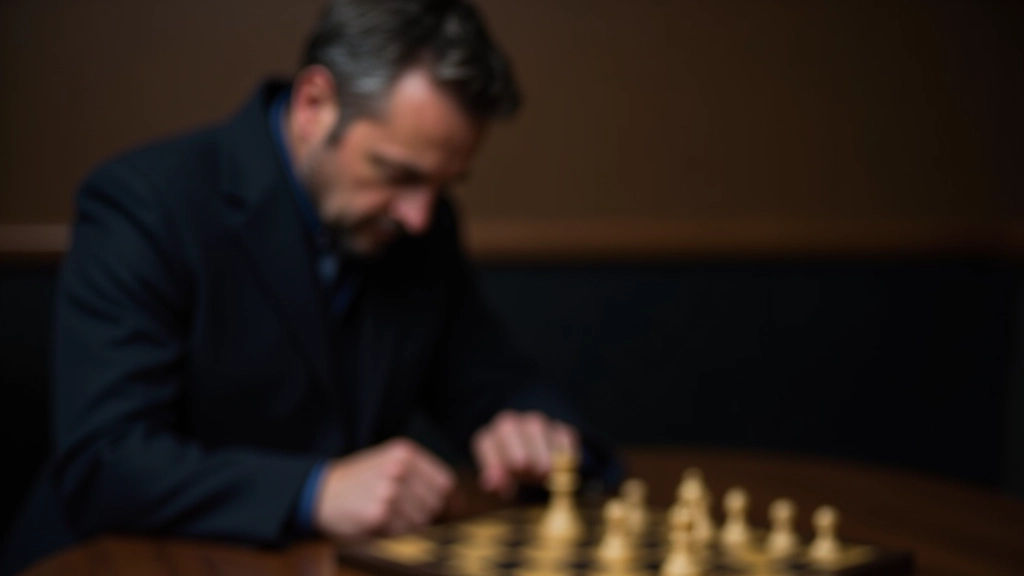 Competitive gaming players focused on chess board during tournament match with visible concentration and strategic positioning